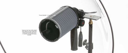 Telinga peili, mikrofonipidike ja kahva (ei sisällä mikrofonia)